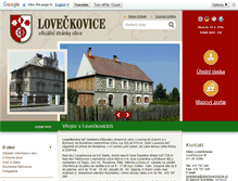 Tablet Screenshot of obecloveckovice.cz